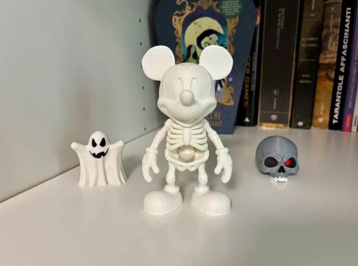 Figura Mickey Mouse Esqueleto-2