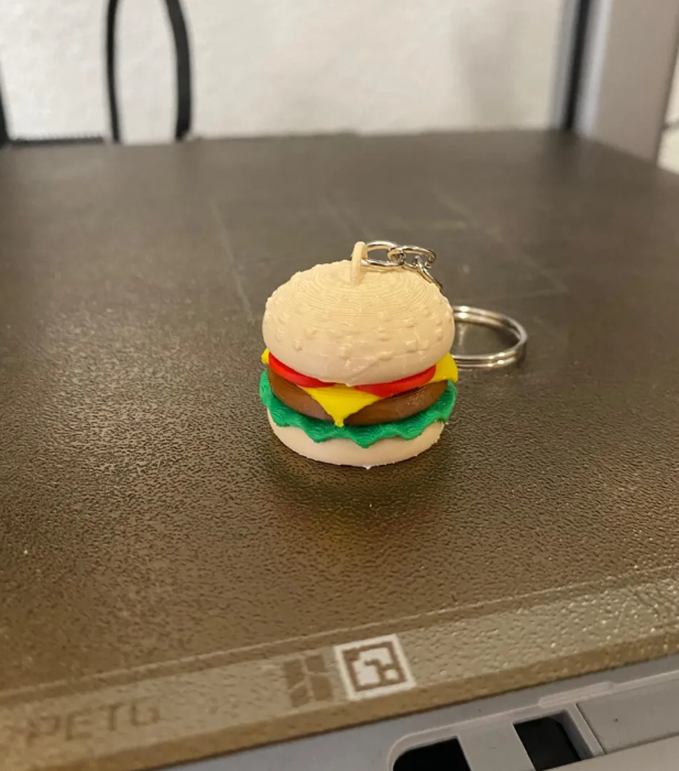 Llavero diseño hamburguesa-2