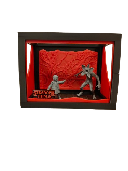 Diorama de Stranger Things – Eleven y Demogorgon-4
