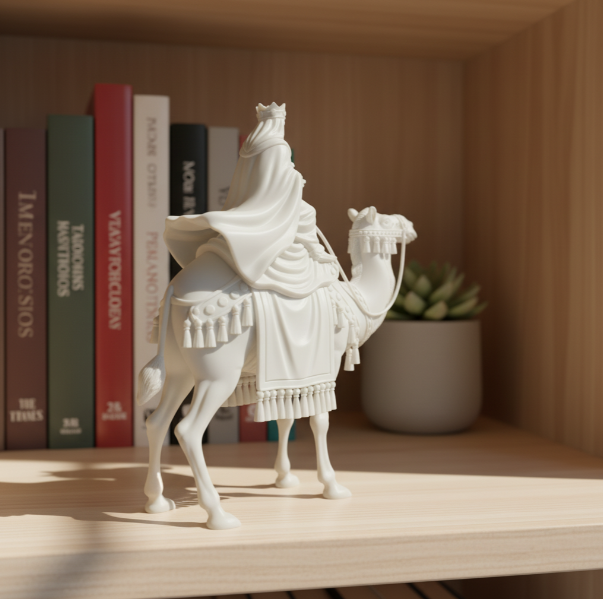 Figura de Rey Mago en Camello-2