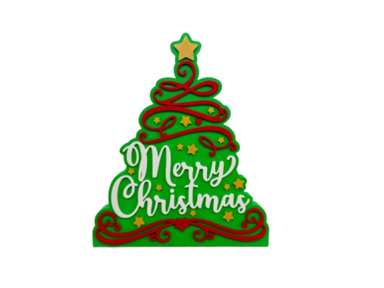 Letrero Navideño de Árbol-2