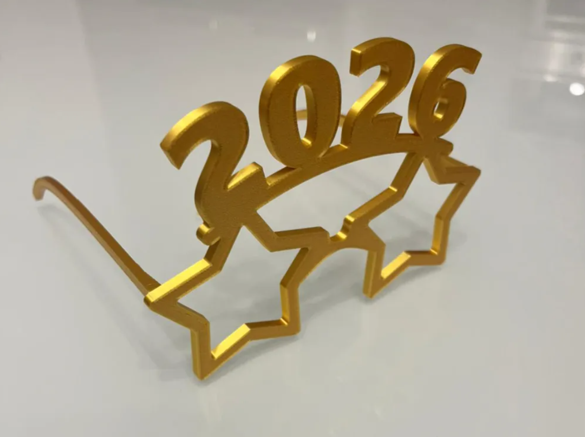 Lentes estrella Cotillón - Año Nuevo 2026-2