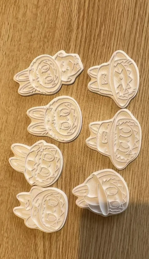 Cortador de galleta - Labubus (pack 7 un)-3