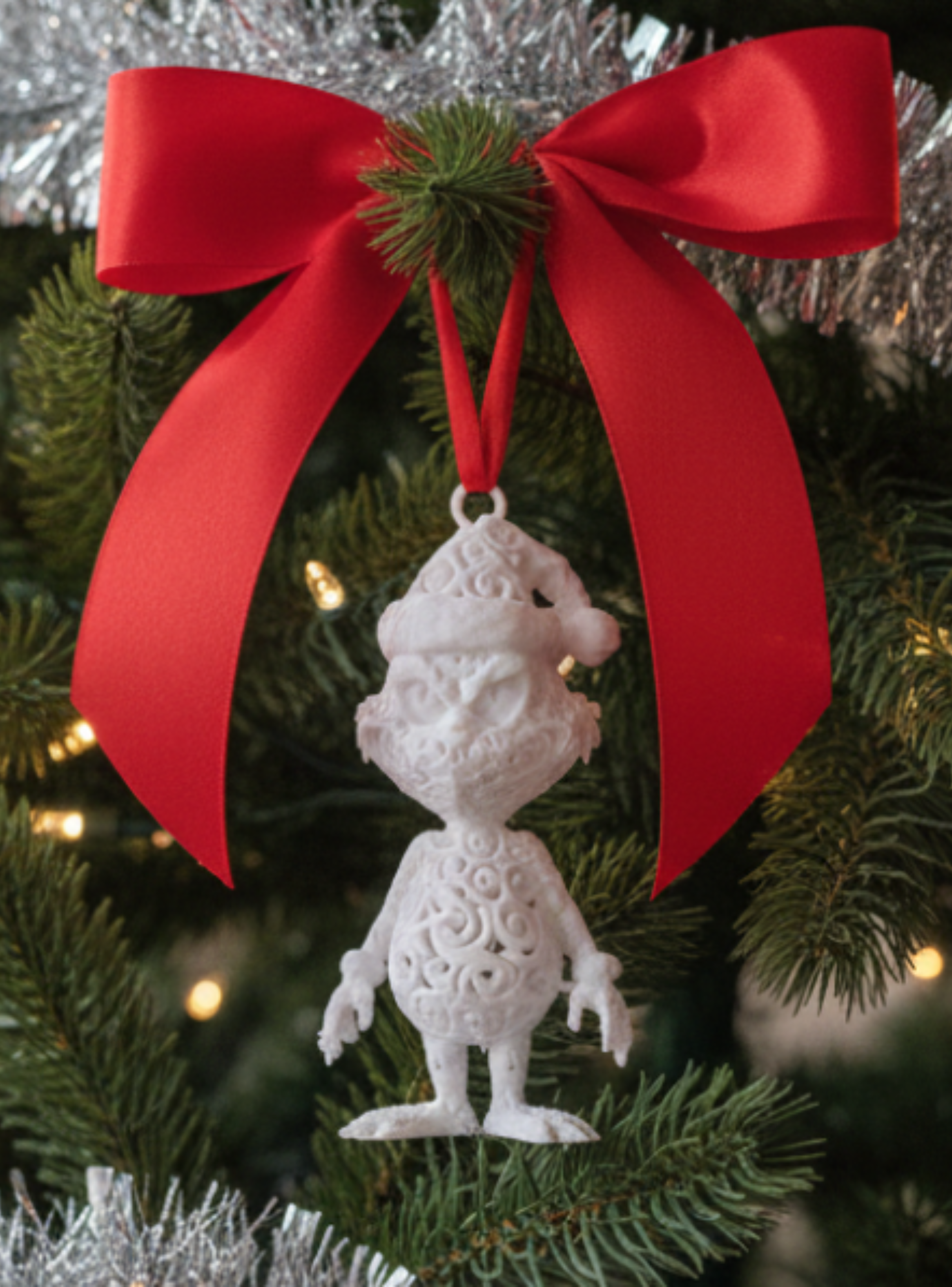Adorno ornamental de Navidad del Grinch-1
