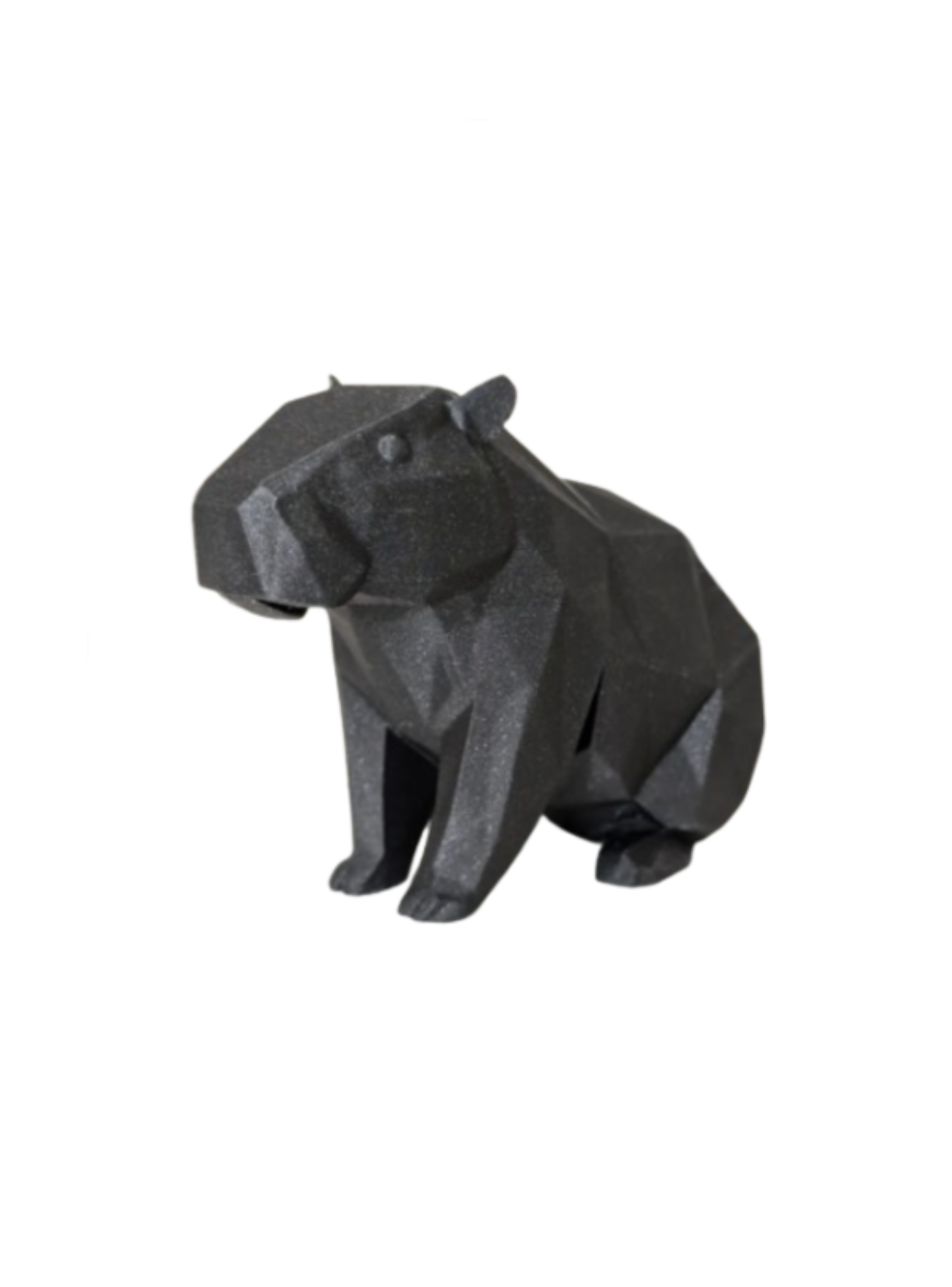 Figura decorativa Capibara Negro-2