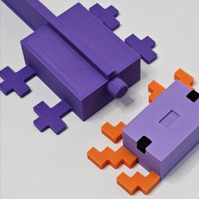 Minecraft Axolotl Remix Multicolor-4