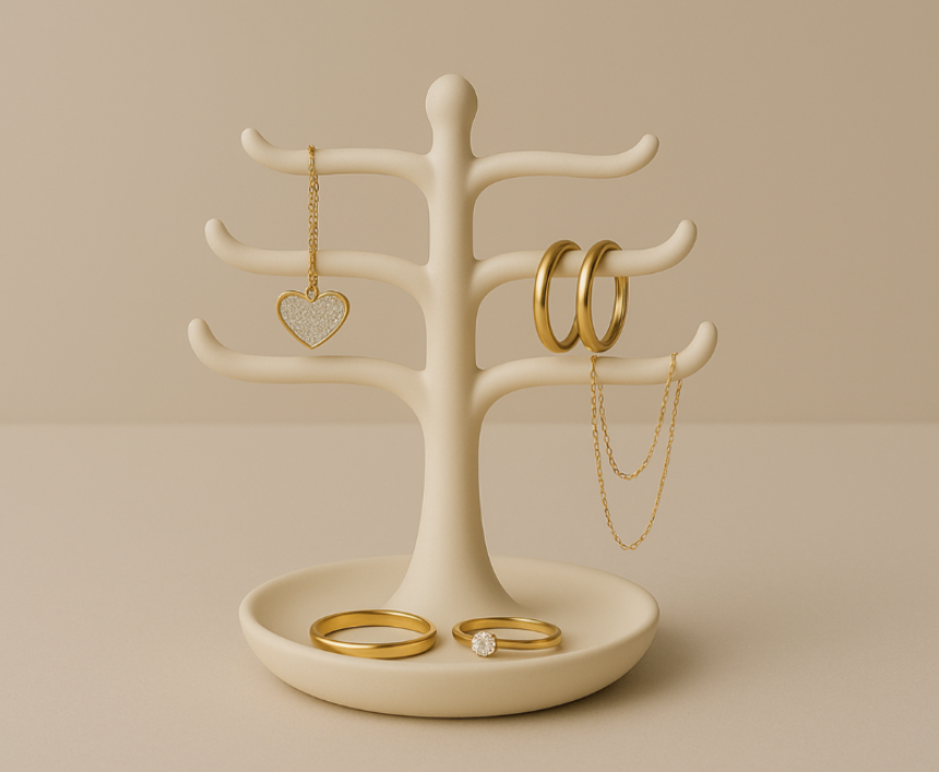 Figura decorativa Moderno Árbol Joyero-2