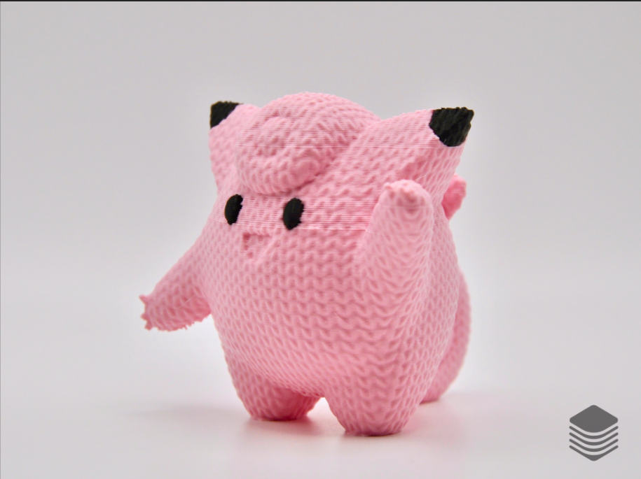 Figura - Clefairy  Tejido 3D-2