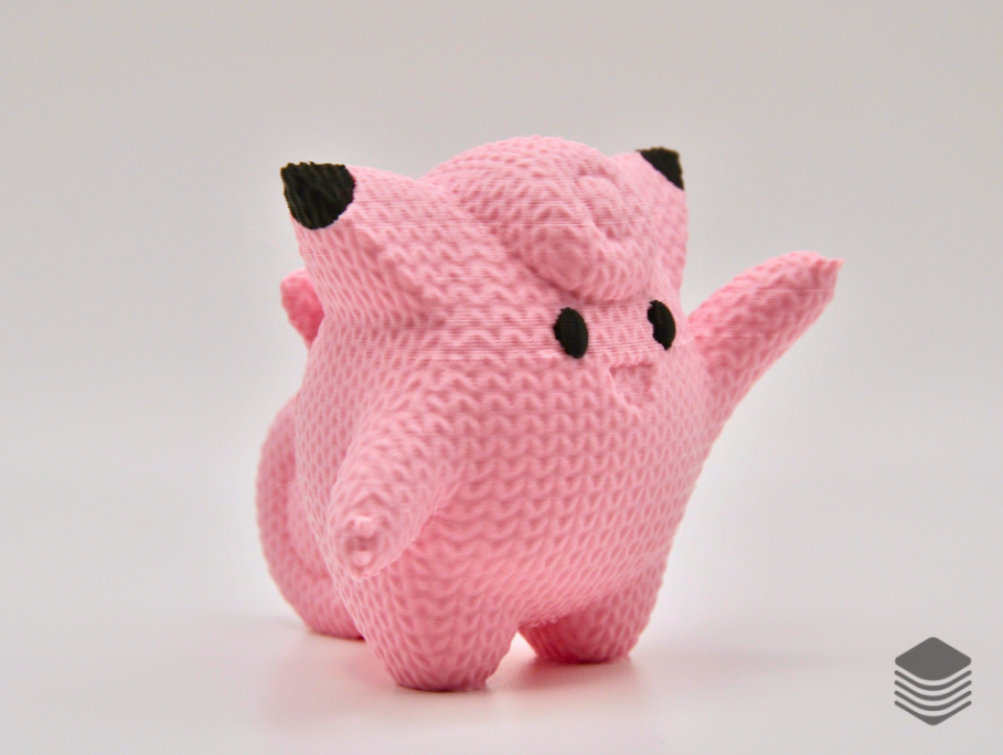 Figura - Clefairy  Tejido 3D-3