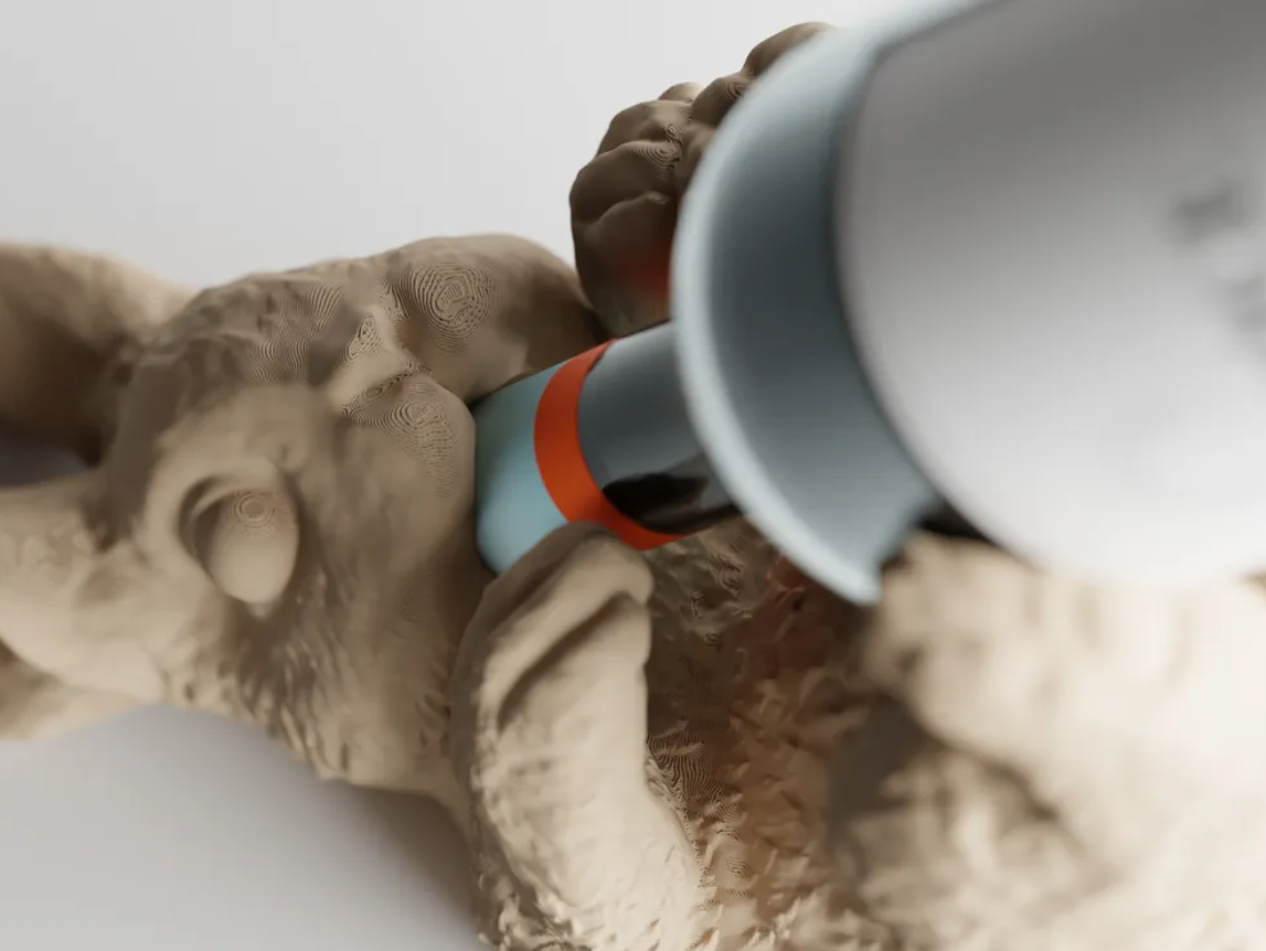 Figura conejo - Porta botellas-2