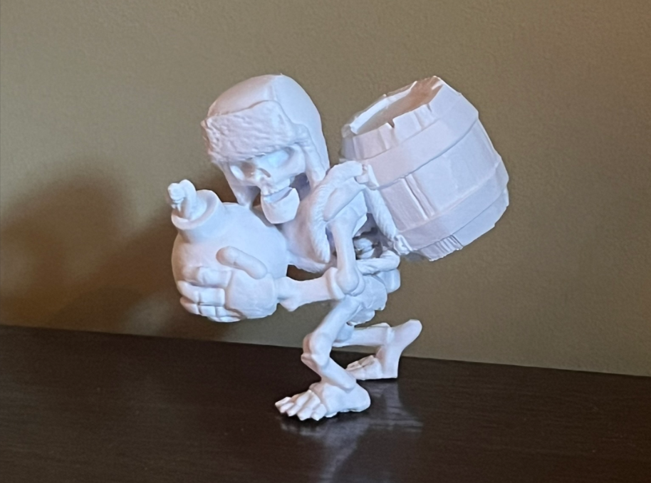 Figura Decorativa Esqueleto Gigante (Clash Royale)-3