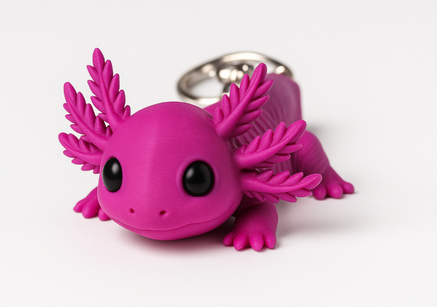Llavero Axolotl Articulado-2