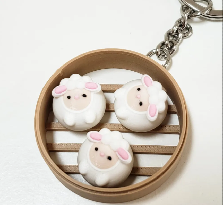 Llavero de panecillos de Ovejas-2