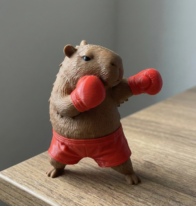 Figura Decorativa- Capibara Boxeador -2