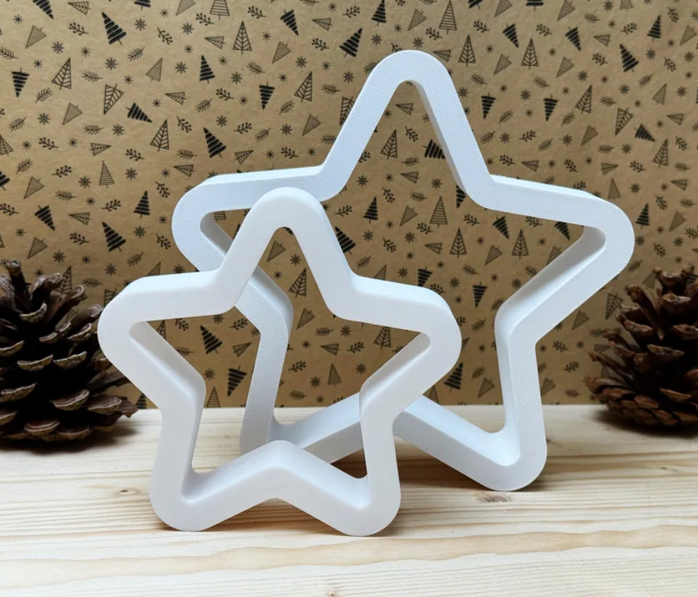 Adorno navidad - Estrellas (pack 2 un)-2