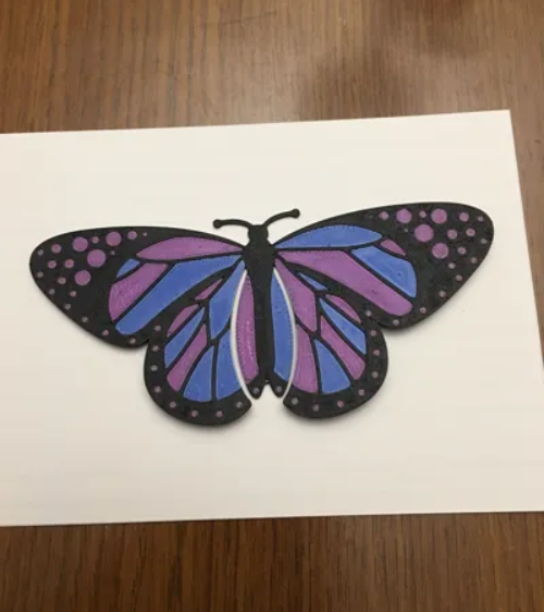 Marcador de página - Mariposa-2