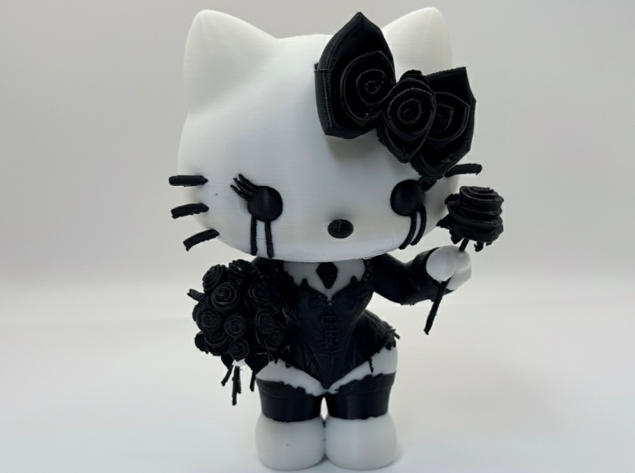 Figura - Hello Kitty Gótica-3