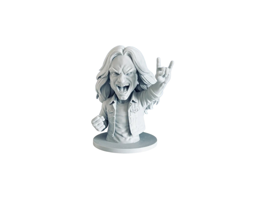 Escultura Decorativa Prints Patro- Busto de Cliff Burton-0