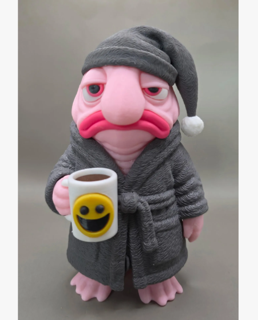 Figura Decorativa Prints Patro- BlobFish Madrugador -2