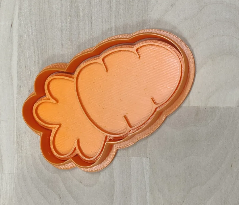 Cortador de galletas - Zanahoria de pascua-2