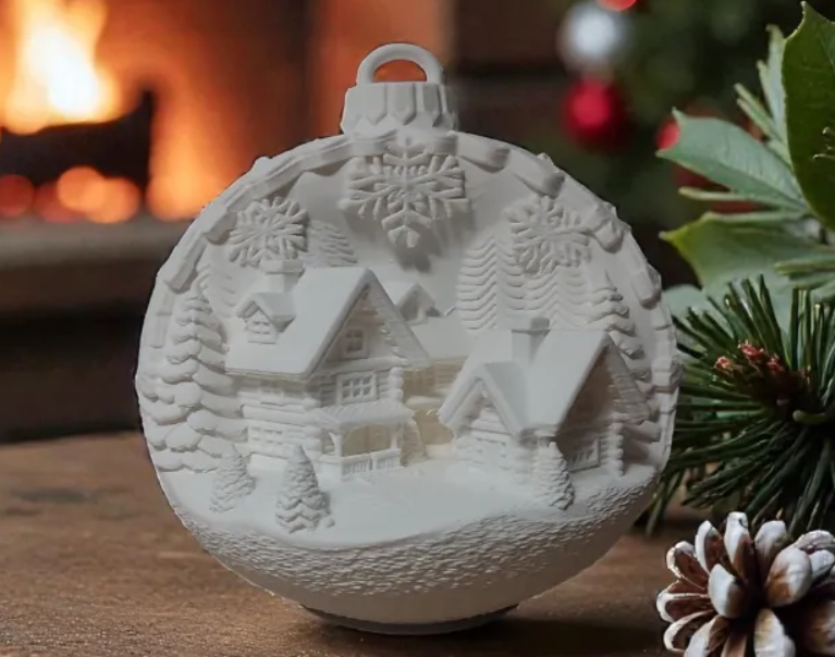 Adornos navidad para árbol - Cabañas Nevadas-3