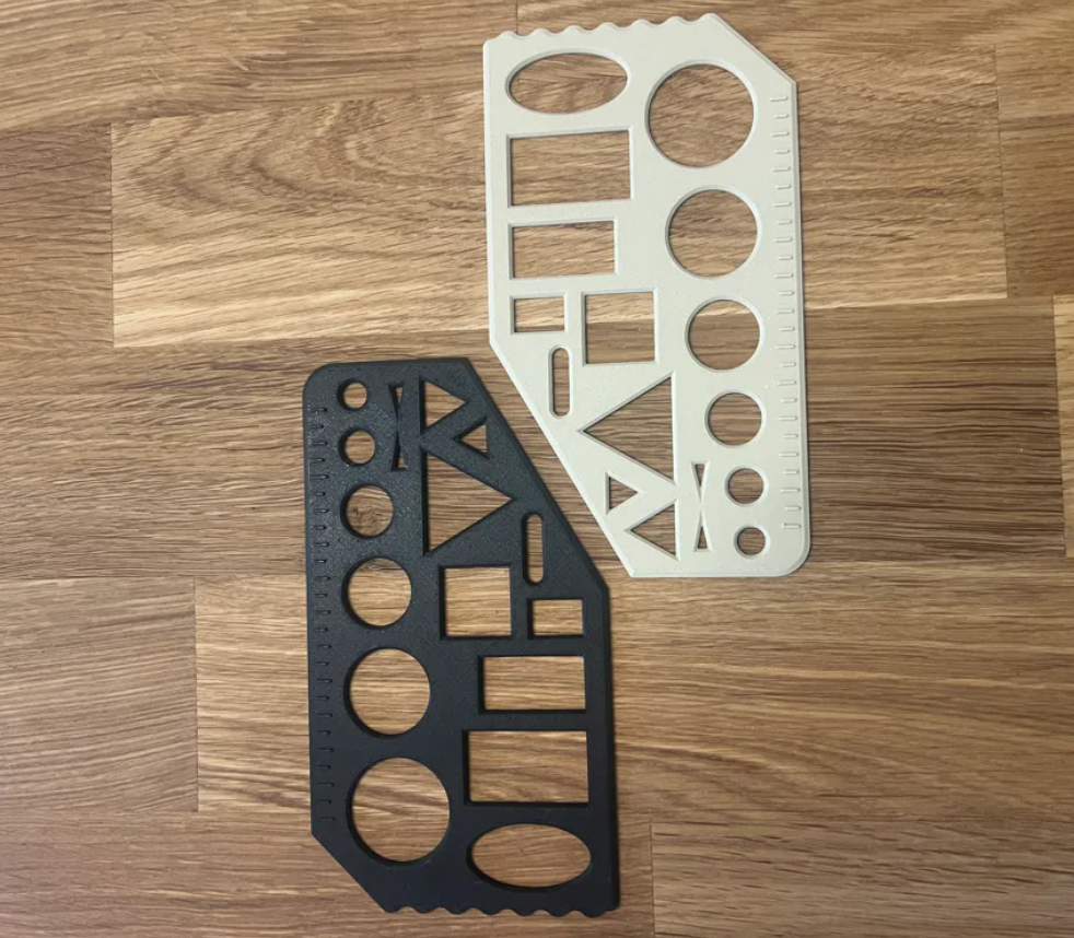 Reglas Plantilla de Geometría (pack 2 un)-6