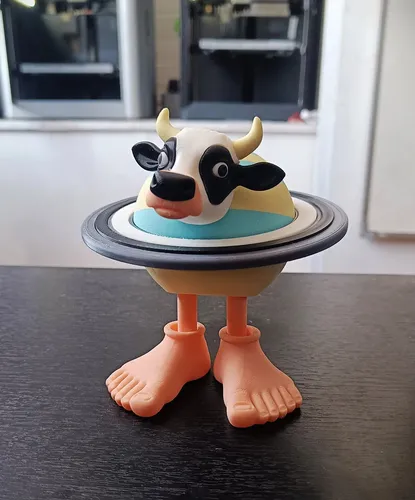 Vaca Saturno Saturnita - Juguete Italian Brainrot Articulado-3