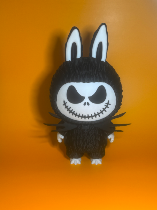 Figura Labubu x Jack Skellington -3