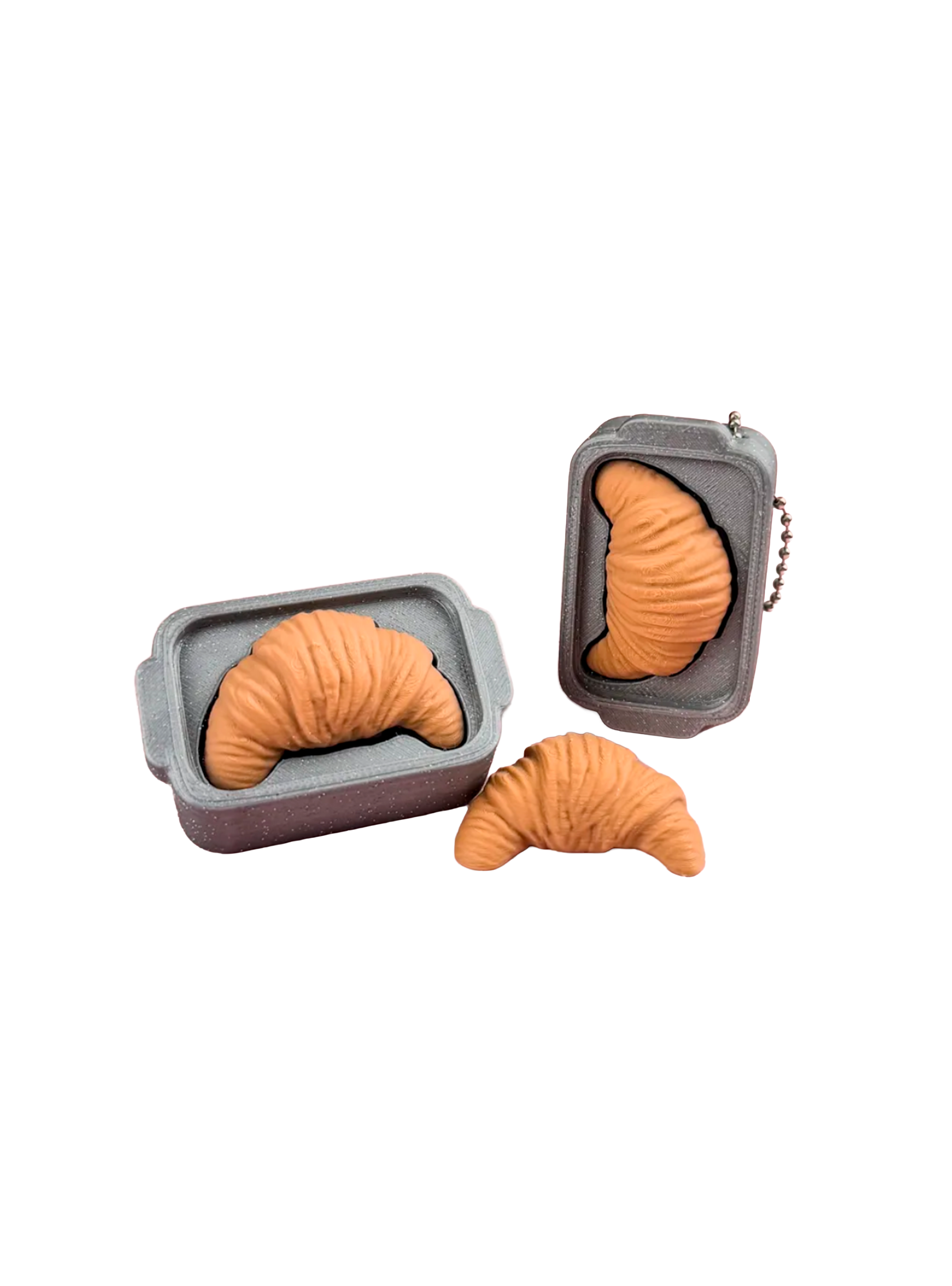 Figura clicker Croissant en bandeja de horno -0