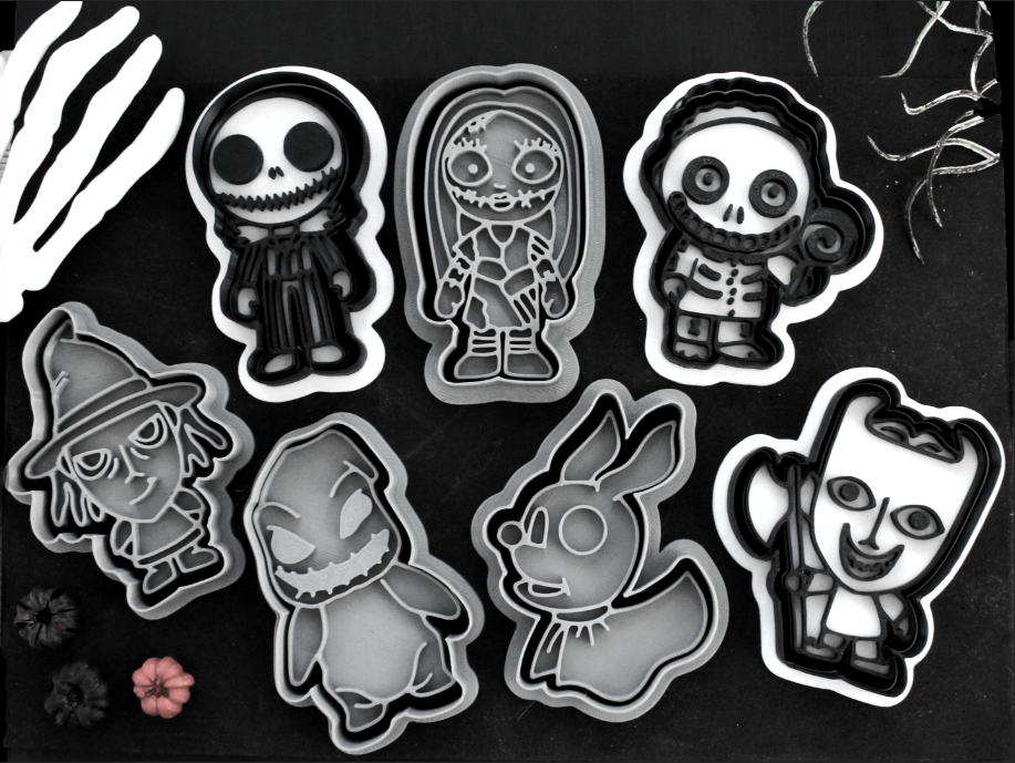 Cortadores de Galletas de El Extraño Mundo de Jack (Pack 7)-2