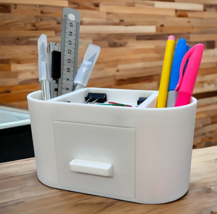 Organizador de escritorio con cajón-2