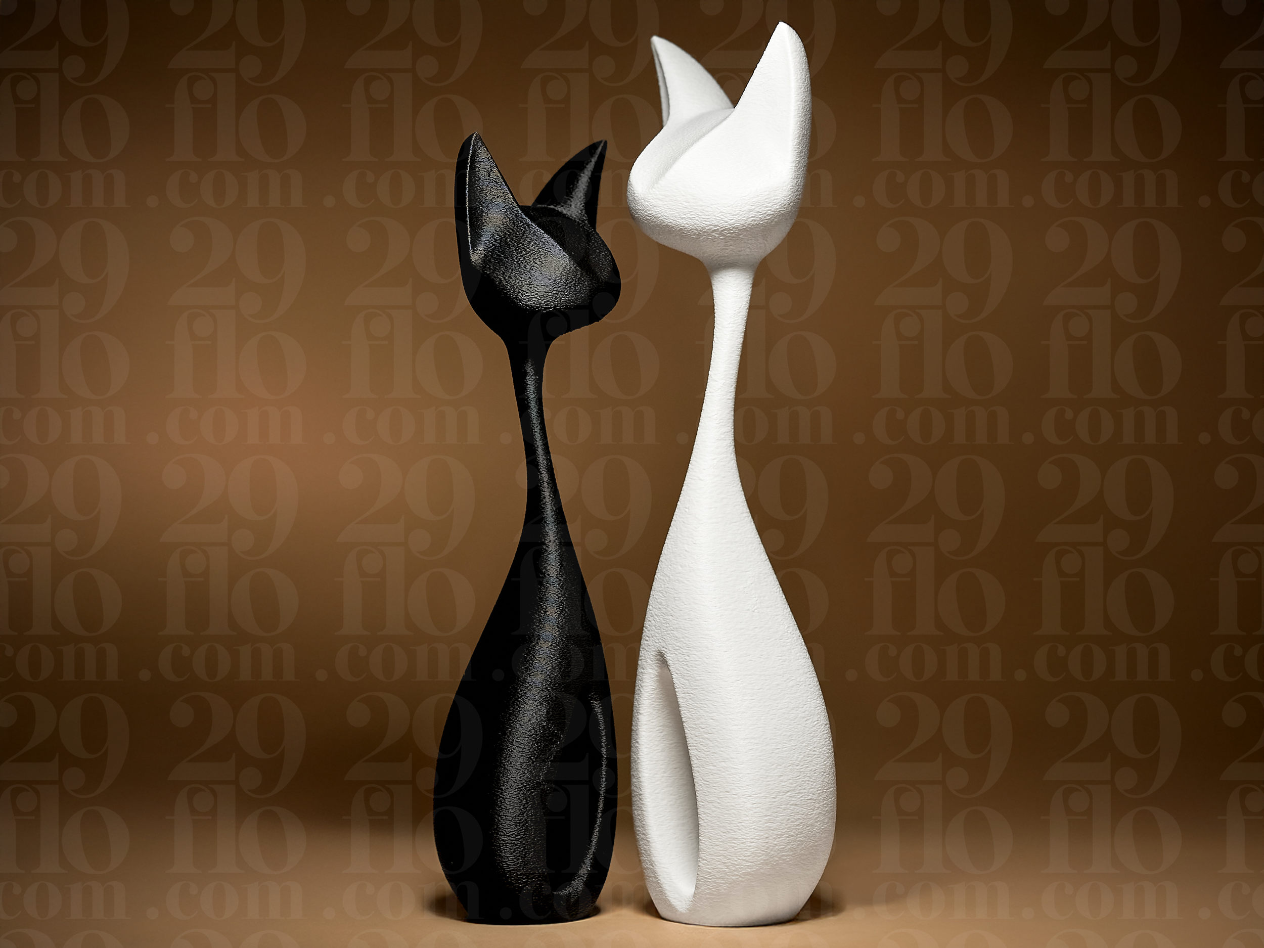 Figura - Gatos Estilizados -3