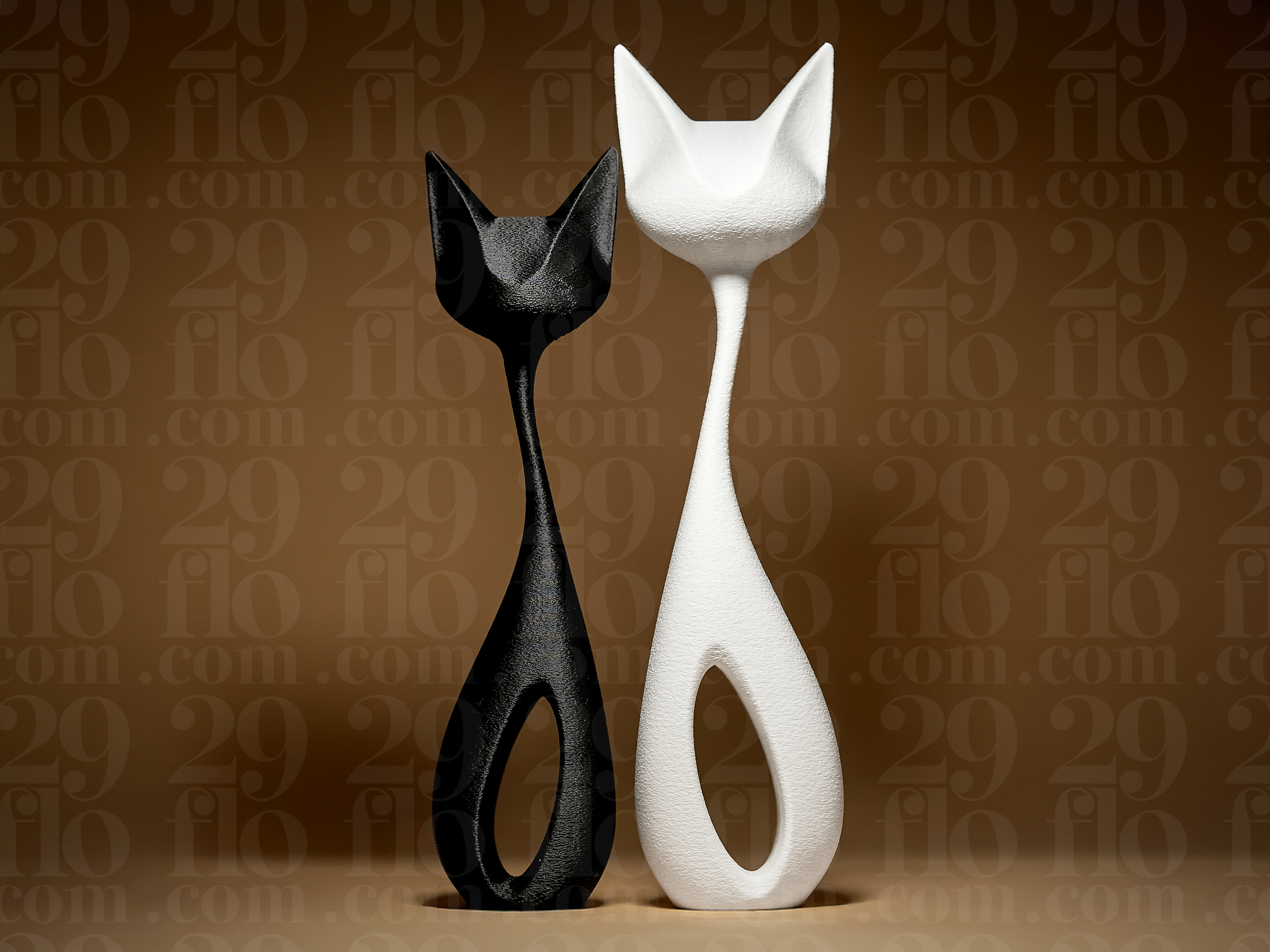 Figura - Gatos Estilizados -4