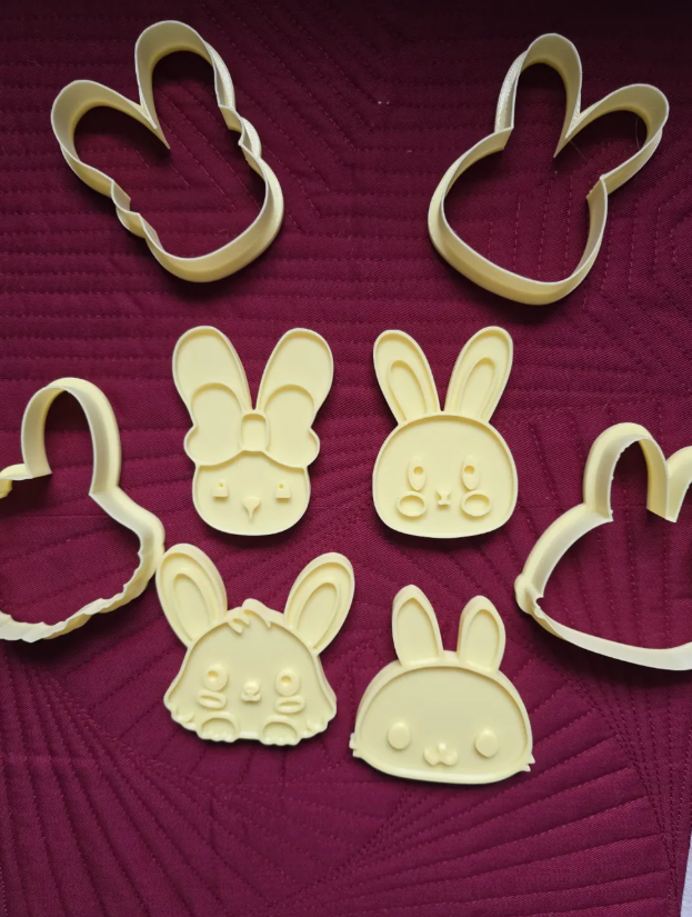 Cortadores de galletas - Conejitos de Pascua (pack 4 un) -2