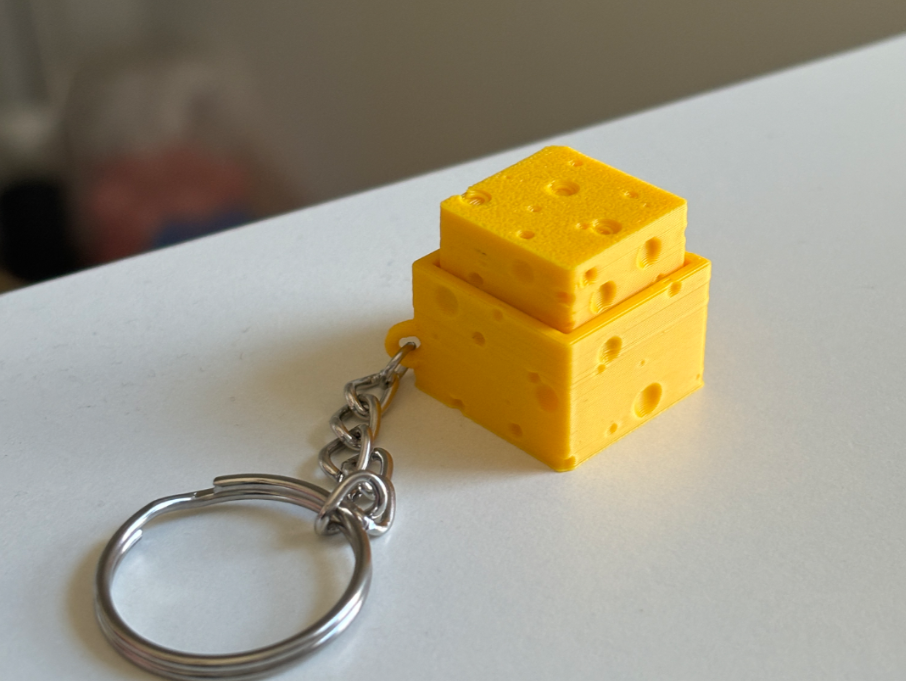 Llavero Clicker de Queso-2