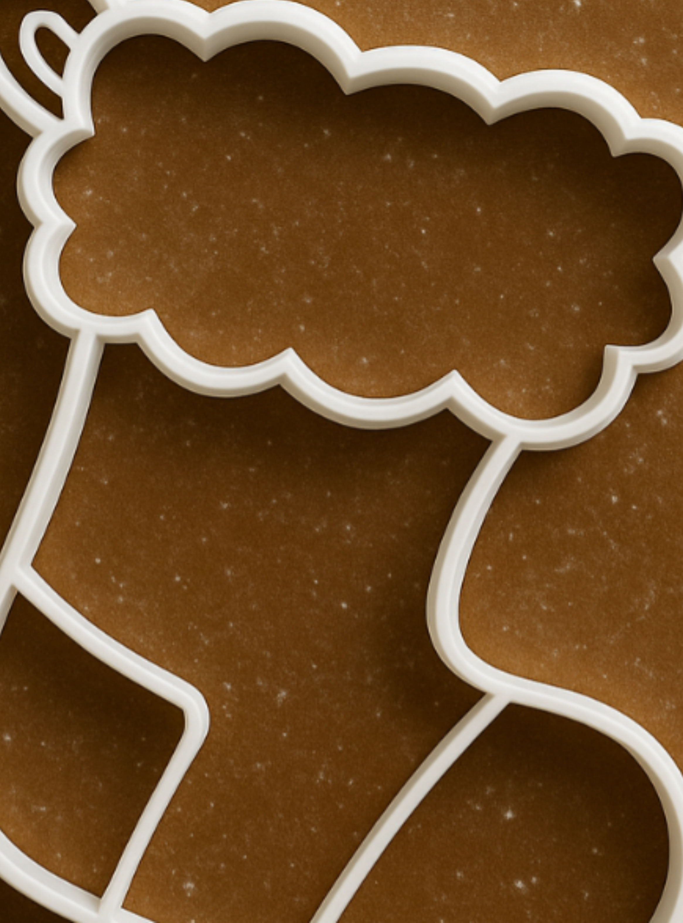 Cortador de galletas de calcetín navideño-2
