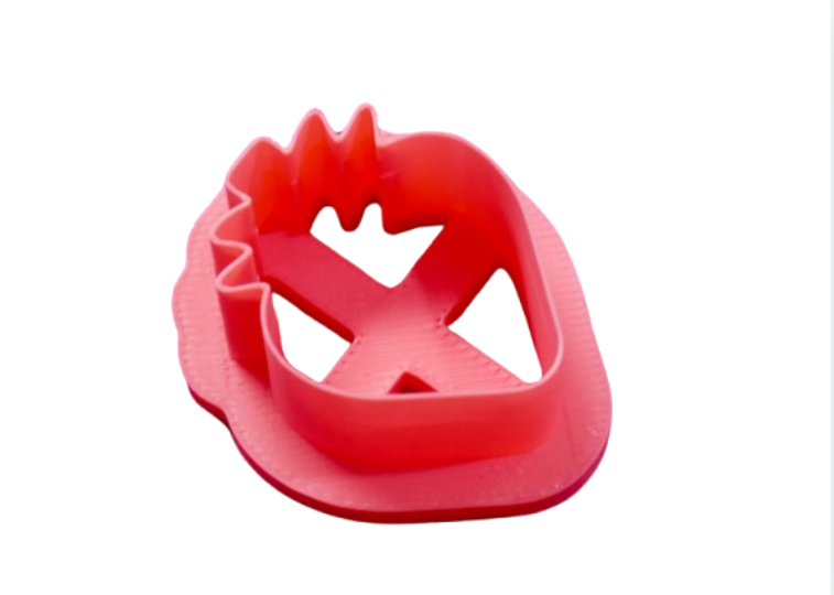 Cortador de galleta con Contorno de Fresa-0