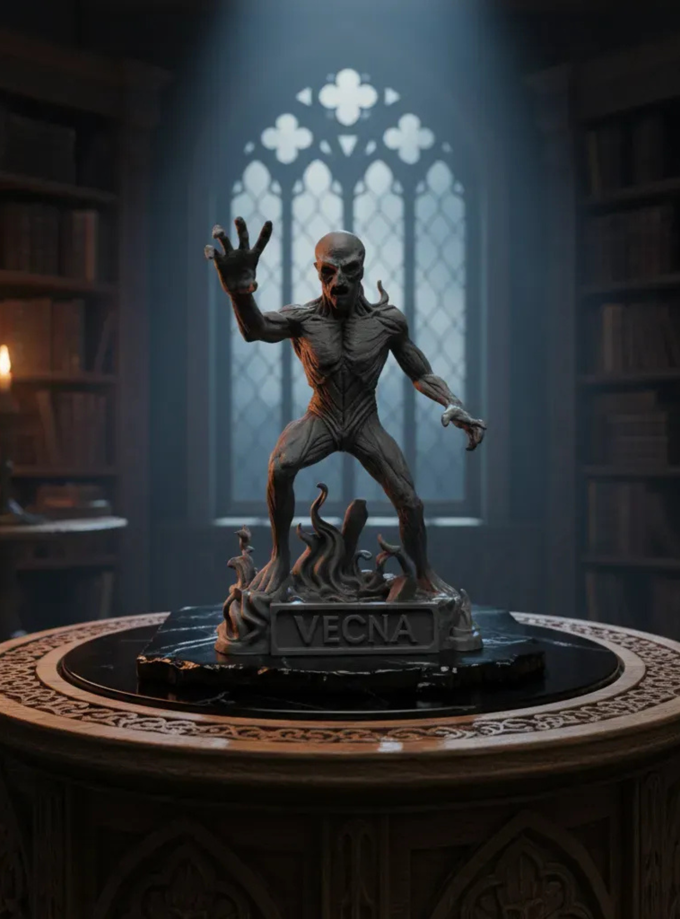 Figura Decoración- Mini Escultura Vecna-2