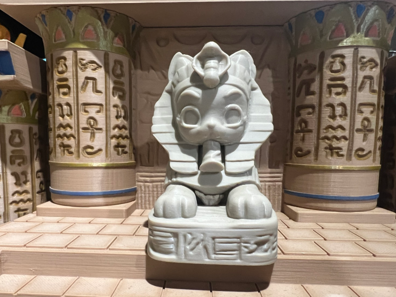 Figura decorativa de La Estatua del Gato Esfinge-2