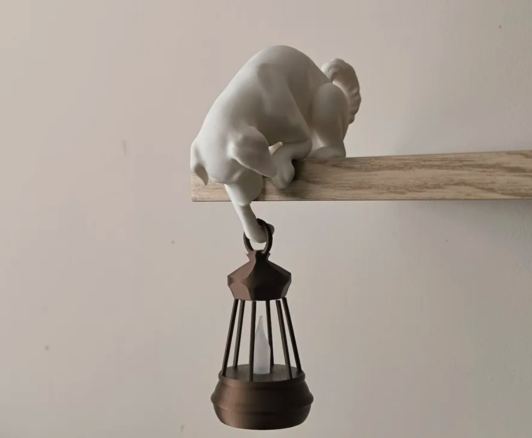 Figura decorativa gancho de perro-2