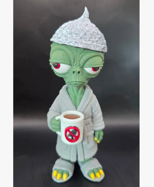 Figura Decorativa Prints Patro- Extraterrestre Madrugador -3