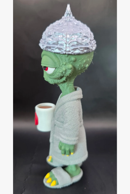 Figura Decorativa Prints Patro- Extraterrestre Madrugador -4