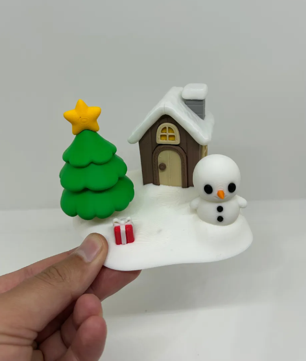 Adorno - Micro diorama navideño-2