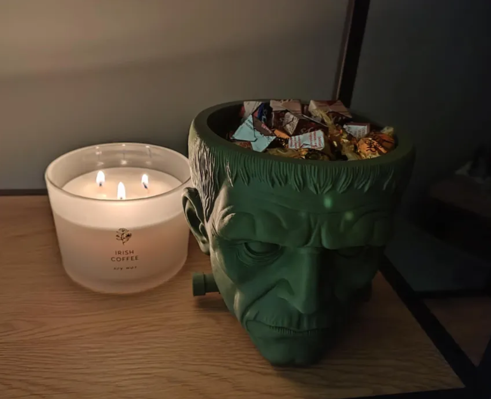 Decoración Cuenco para dulces Halloween - Frankenstein-2