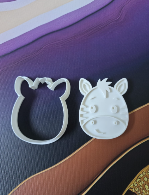 Cortador de Galletas de Cebra- Rostros de Animales-2