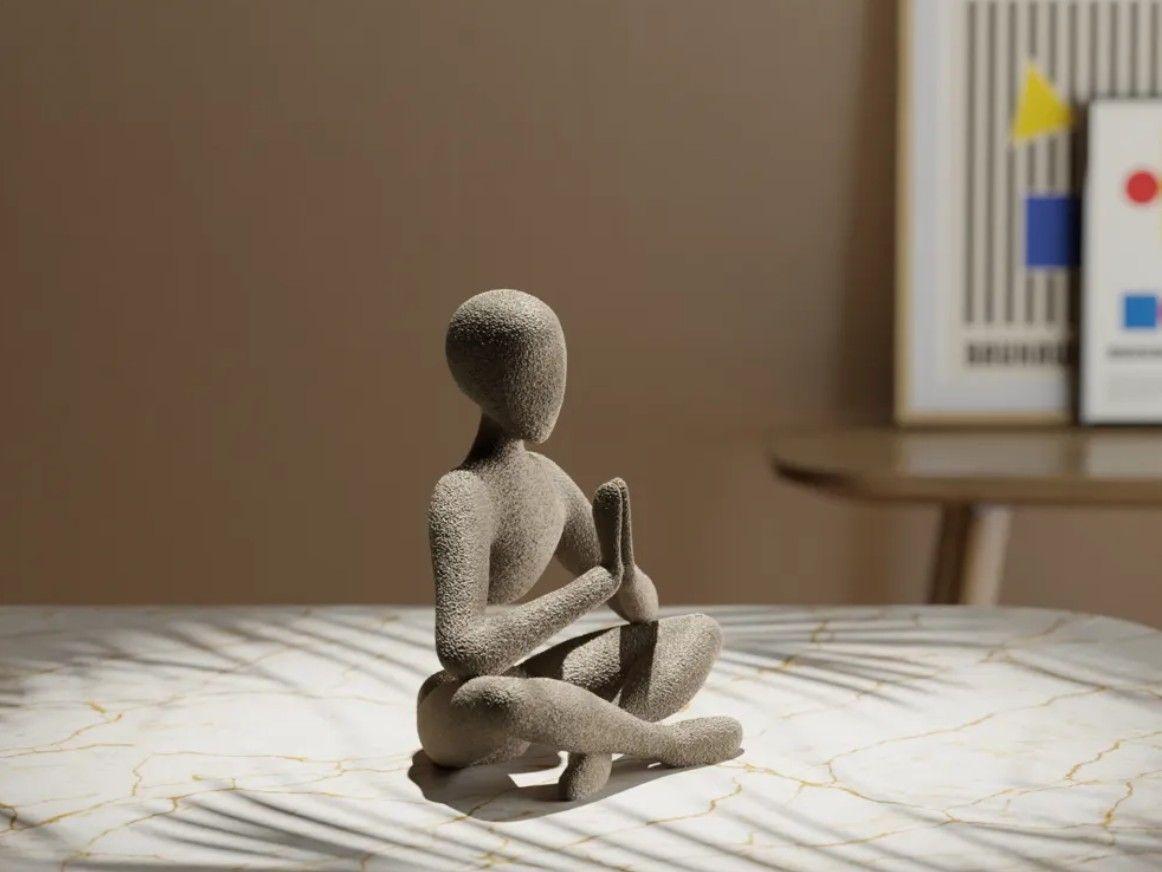 Decoracion Escultura Orando-2