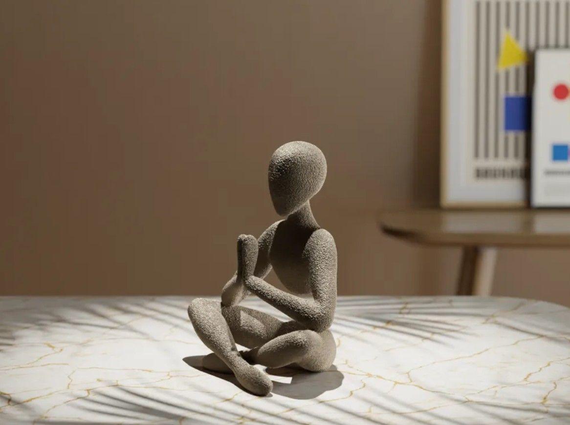 Decoracion Escultura Orando-3