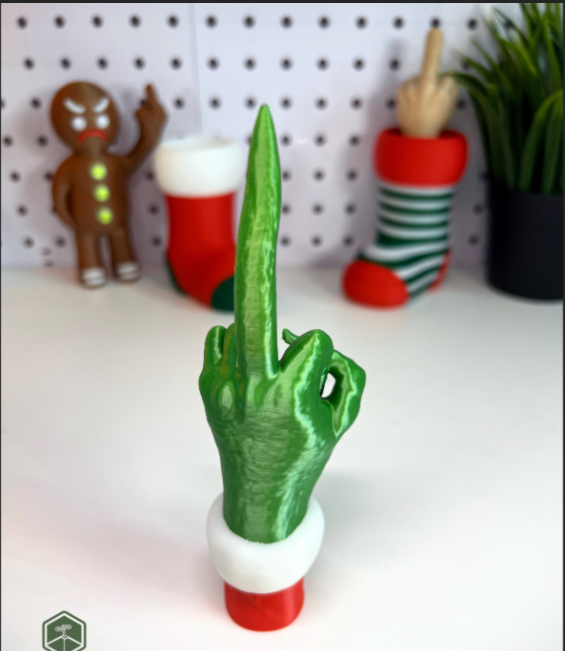 Figura - Grinch Dedo de Al medio-2