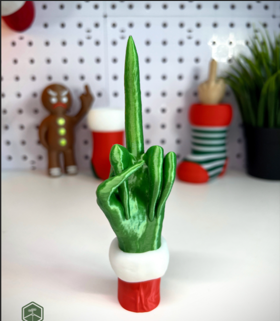 Figura - Grinch Dedo de Al medio-3