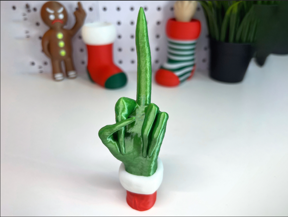 Figura - Grinch Dedo de Al medio-4